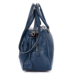 Prada Front Pocket Zip Tote Blue Viterophoenix — view 3