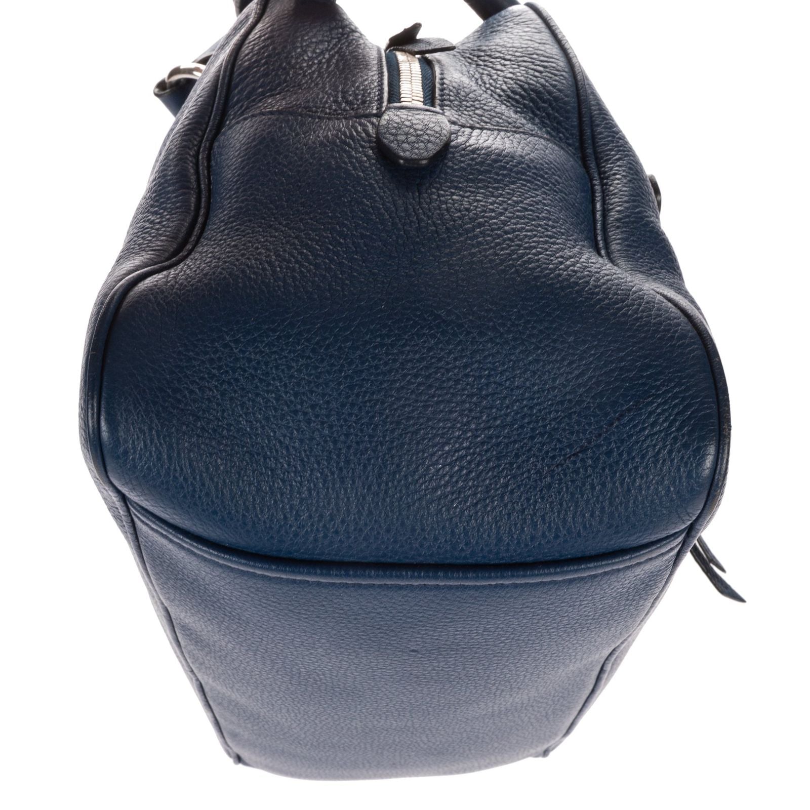 Prada Front Pocket Zip Tote Blue Viterophoenix — view 8