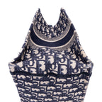 Dior Book Tote Navy Beige Oblique Diorissimo Canvasa — view 7