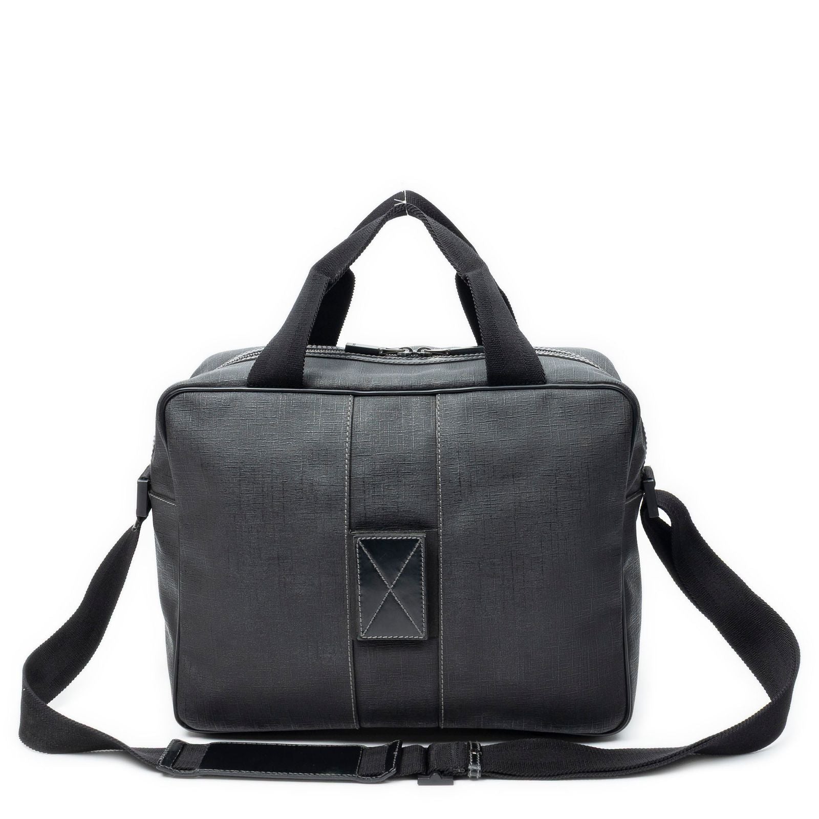 Gucci Interlocking Briefcase Black Canvas — view 5