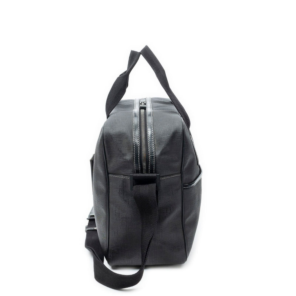 Gucci Interlocking Briefcase Black Canvas — view 4