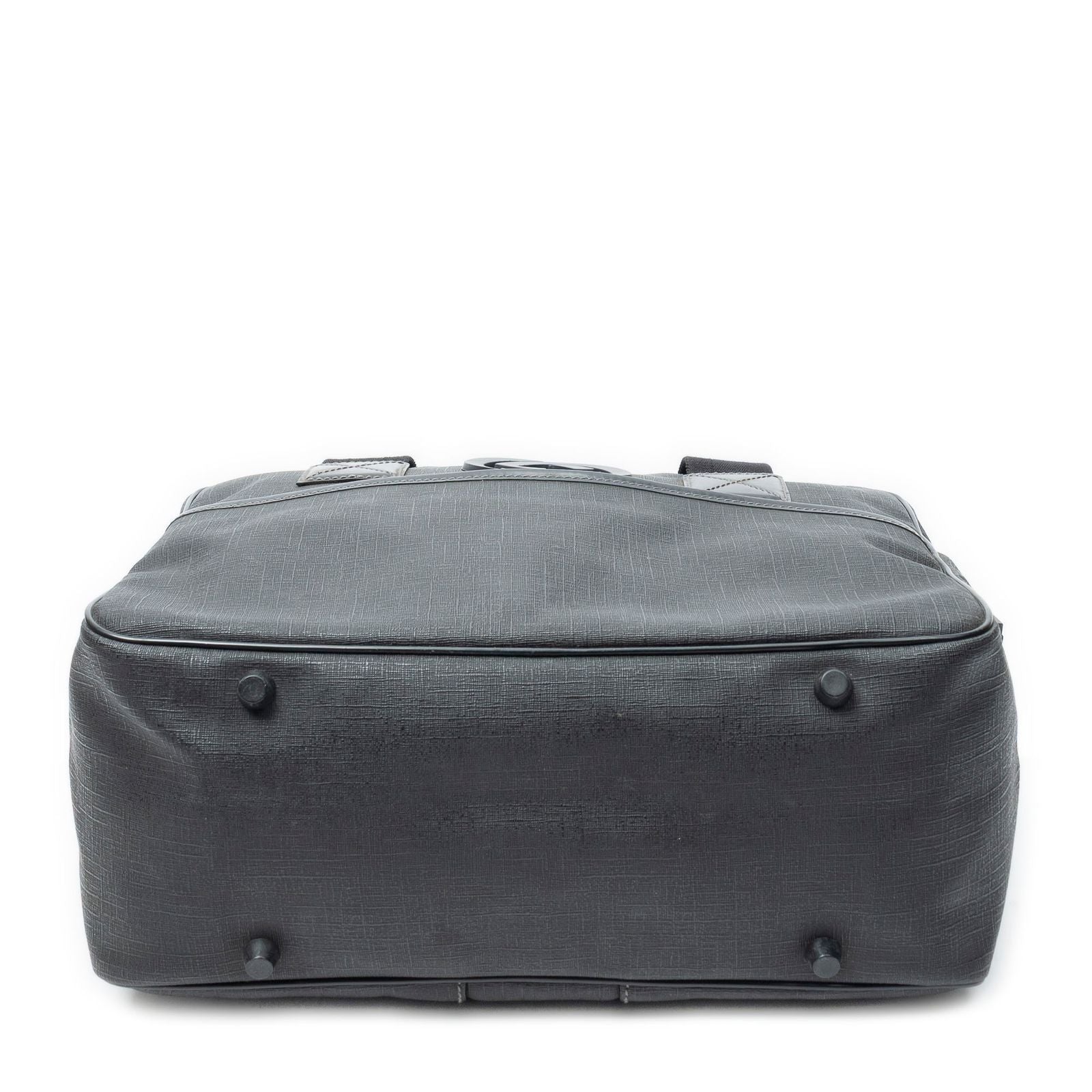Gucci Interlocking Briefcase Black Canvas — view 6