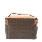 Celine Top Handle Toiletries Pouch Brown Macadamia Canvas — view 5