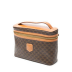 Celine Top Handle Toiletries Pouch Brown Macadamia Canvas — view 2