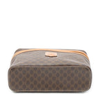 Celine Top Handle Toiletries Pouch Brown Macadamia Canvas — view 6