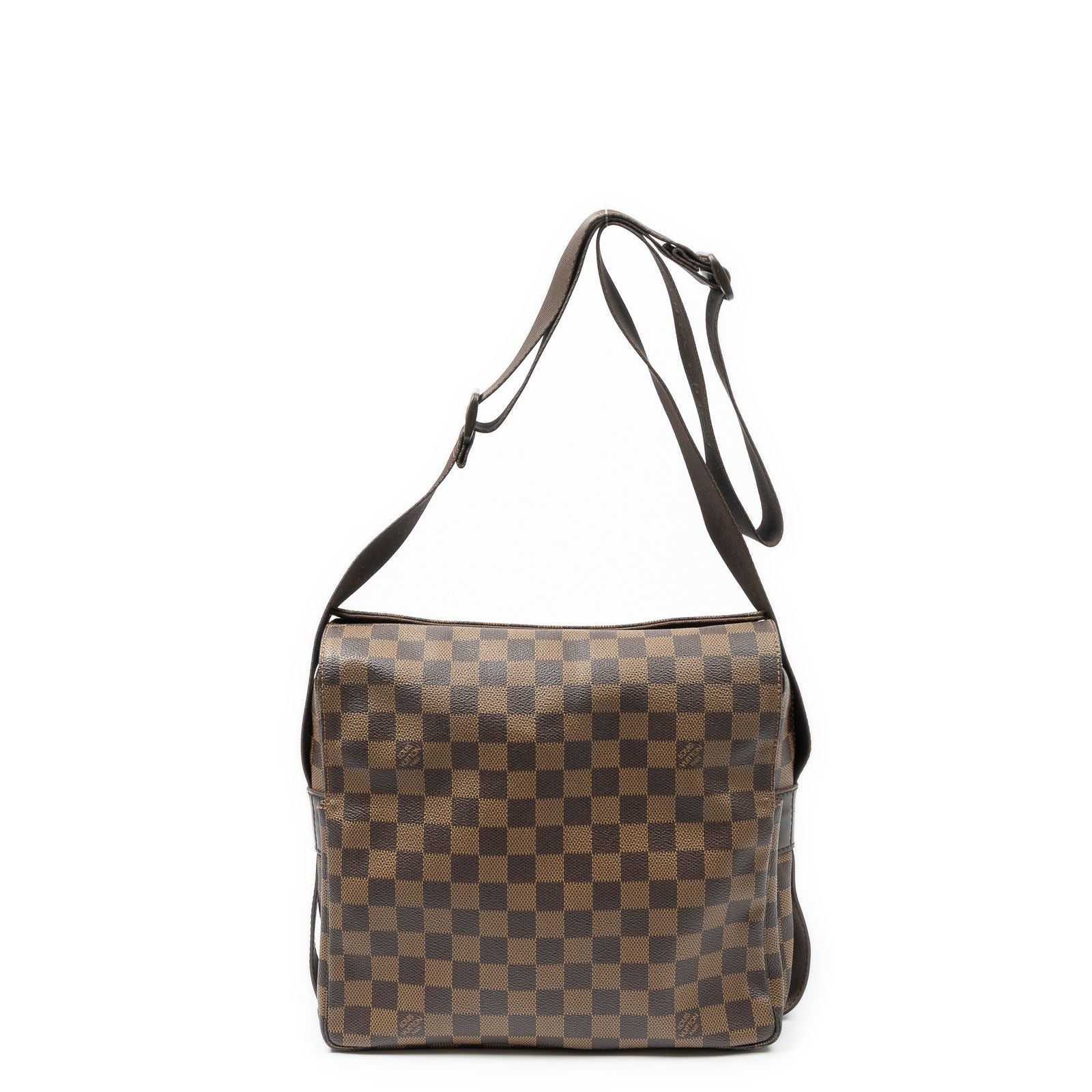 Louis Vuitton Naviglio Brown Damier Ebene Shoulder — view 5