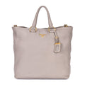 Prada Shopping Tote Gray Viterodino