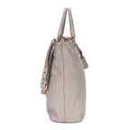 Prada Shopping Tote Gray Viterodino — view 4
