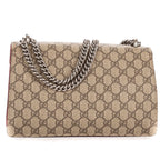 Gucci le Dionysus Chain Crossbody Beige Red Split Canvas — view 5