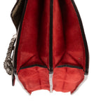 Gucci le Dionysus Chain Crossbody Beige Red Split Canvas — view 7