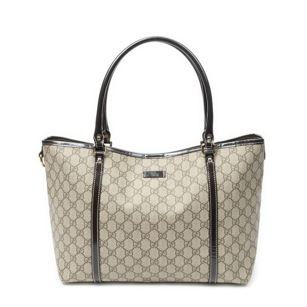 Gucci Joy Tote Beige Da Brown Split-m Canvas