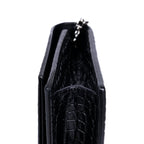 Saint Laurent Kate Tassel Black Croco Shoulder — view 7