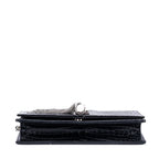 Saint Laurent Kate Tassel Black Croco Shoulder — view 6