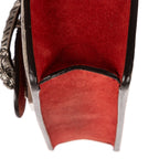 Gucci le Dionysus Chain Crossbody Beige Red Split Canvas — view 7