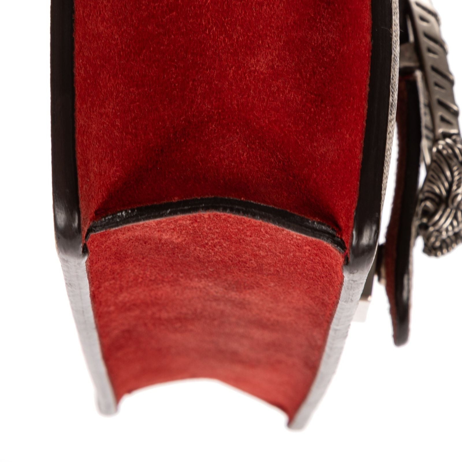 Gucci le Dionysus Chain Crossbody Beige Red Split Canvas — view 8