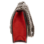 Gucci le Dionysus Chain Crossbody Beige Red Split Canvas — view 4