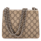 Gucci le Dionysus Chain Crossbody Beige Red Split Canvas — view 5
