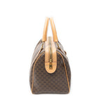 Celine Smo Rubostom Beige Brown Macadamia Canvas Handbag — view 4