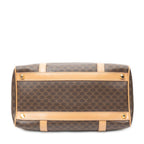 Celine Smo Rubostom Beige Brown Macadamia Canvas Handbag — view 6