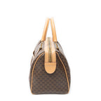 Celine Smo Rubostom Beige Brown Macadamia Canvas Handbag — view 3