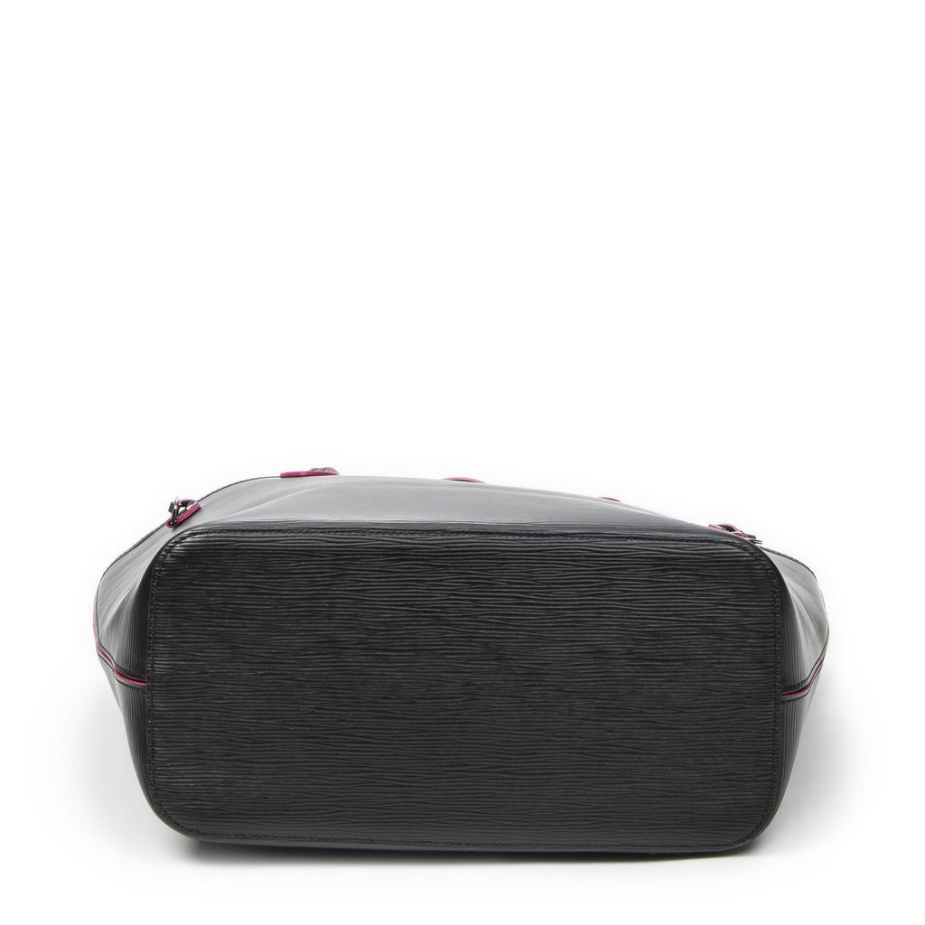 Louis Vuitton Neva Full Black Epi Shoulder — view 6