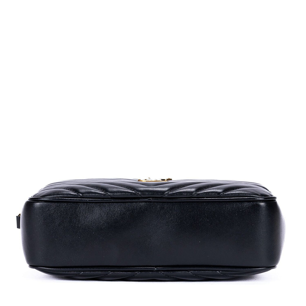 Saint Laurent Camera Black Matelasse Chef Blanc Leather Shoulder — view 6