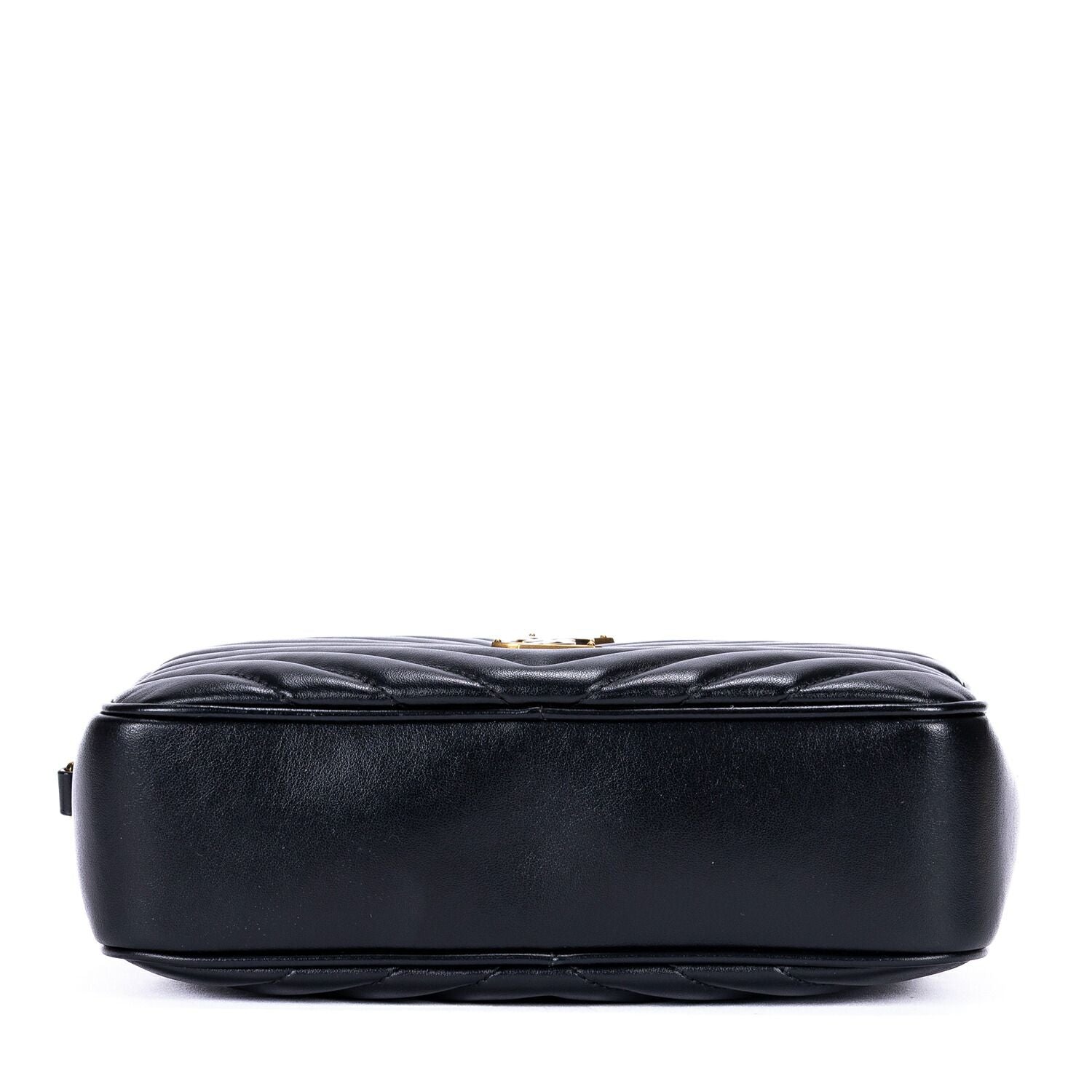 Saint Laurent Camera Black Matelasse Chef Blanc Leather Shoulder — view 6