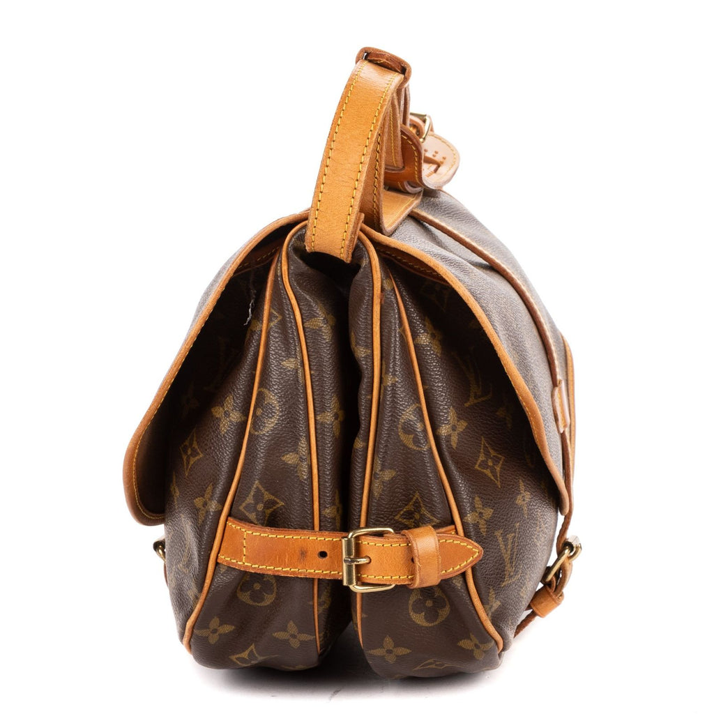 Louis Vuitton Saumur Brown Monogram Canvas — view 4
