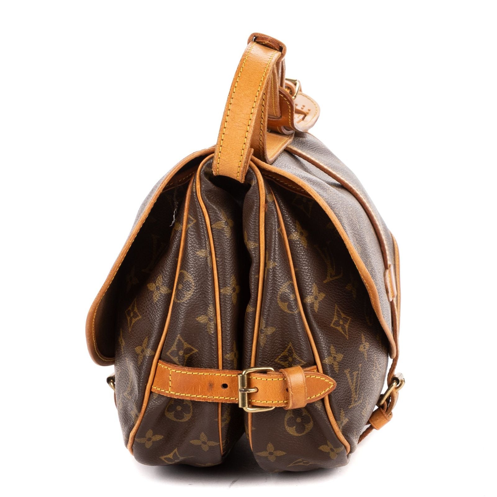 Louis Vuitton Saumur Brown Monogram Canvas — view 4