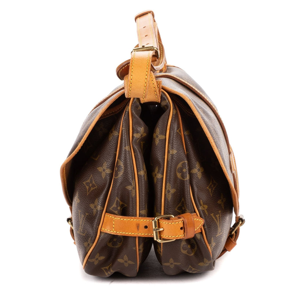 Louis Vuitton Saumur Brown Monogram Canvas — view 3