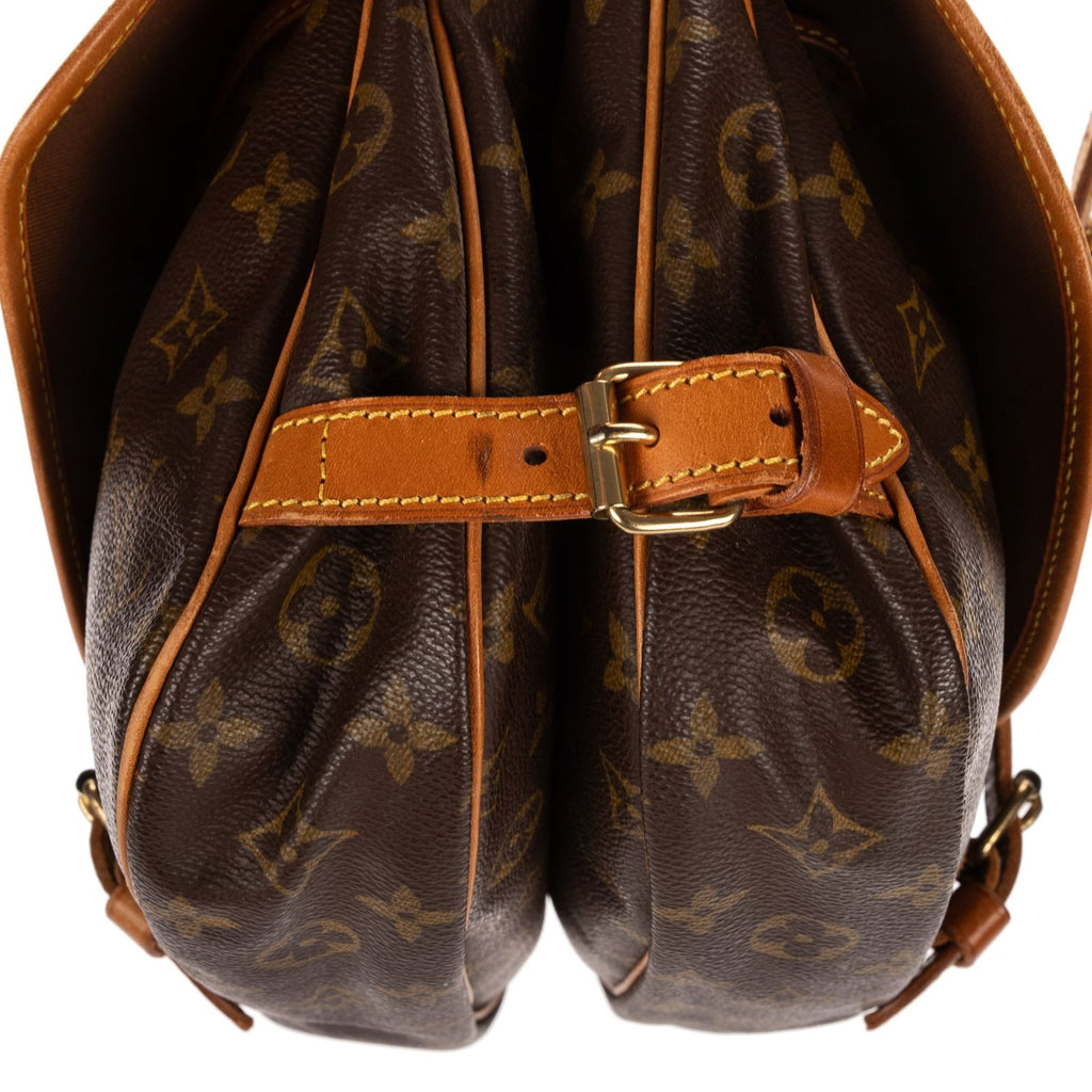 Louis Vuitton Saumur Brown Monogram Canvas — view 7
