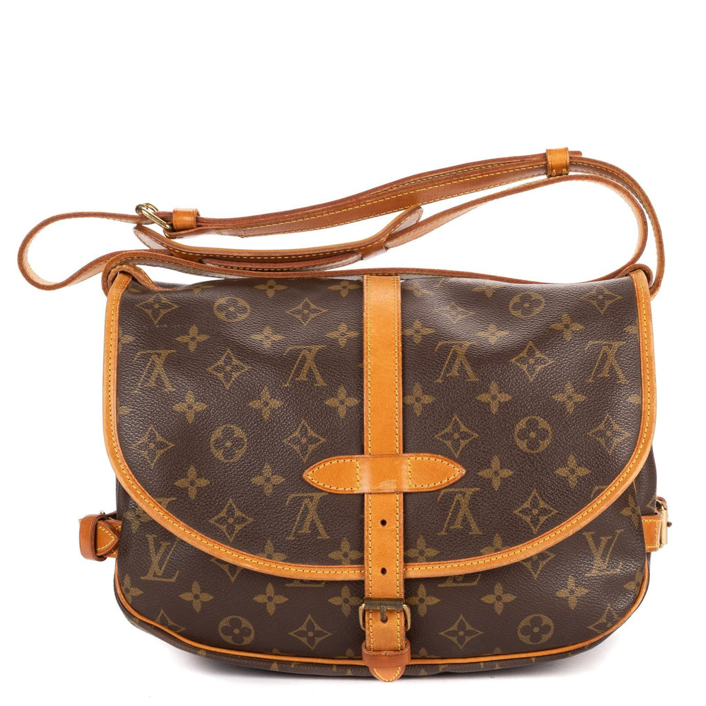 Louis Vuitton Saumur Brown Monogram Canvas — view 5