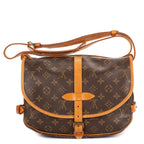 Louis Vuitton Saumur Brown Monogram Canvas — view 5