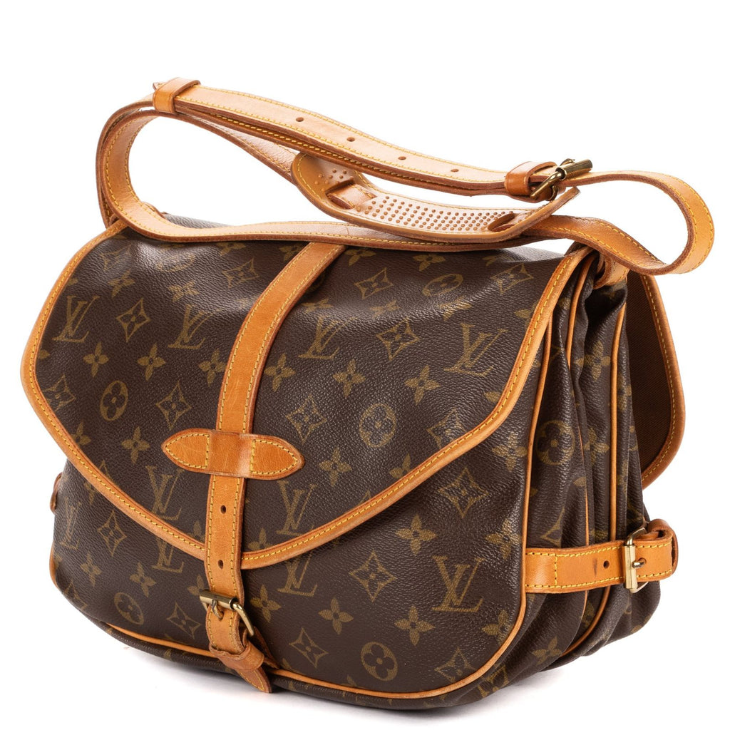 Louis Vuitton Saumur Brown Monogram Canvas — view 2