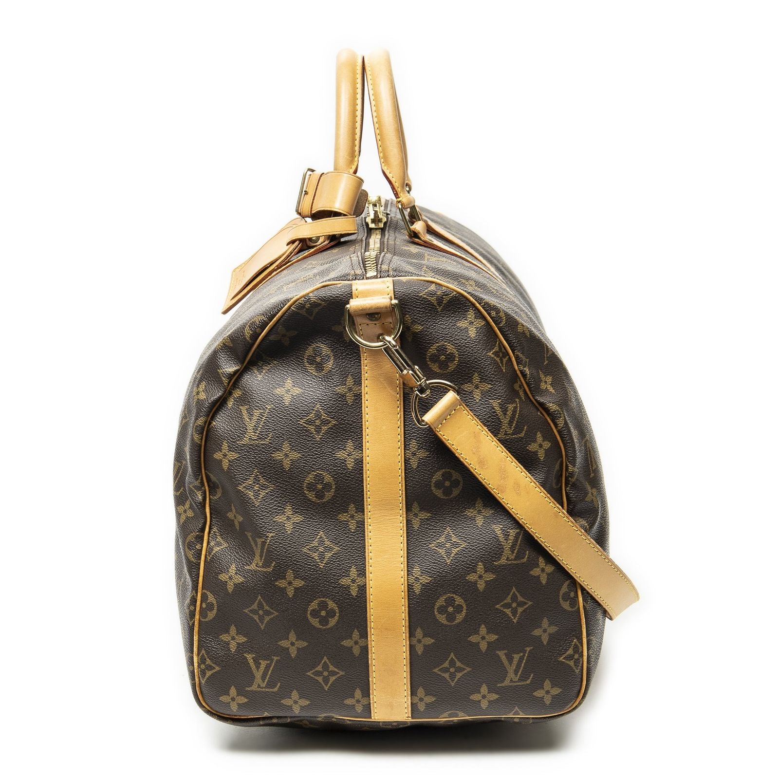 Louis Vuitton Keepall Bandouliere Brown Monogram Canvas — view 3