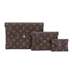 Louis Vuitton Pochette Kirigami Brown Monogram Canvas Handbag