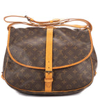 Louis Vuitton Saumur Brown Monogram Canvas — view 5