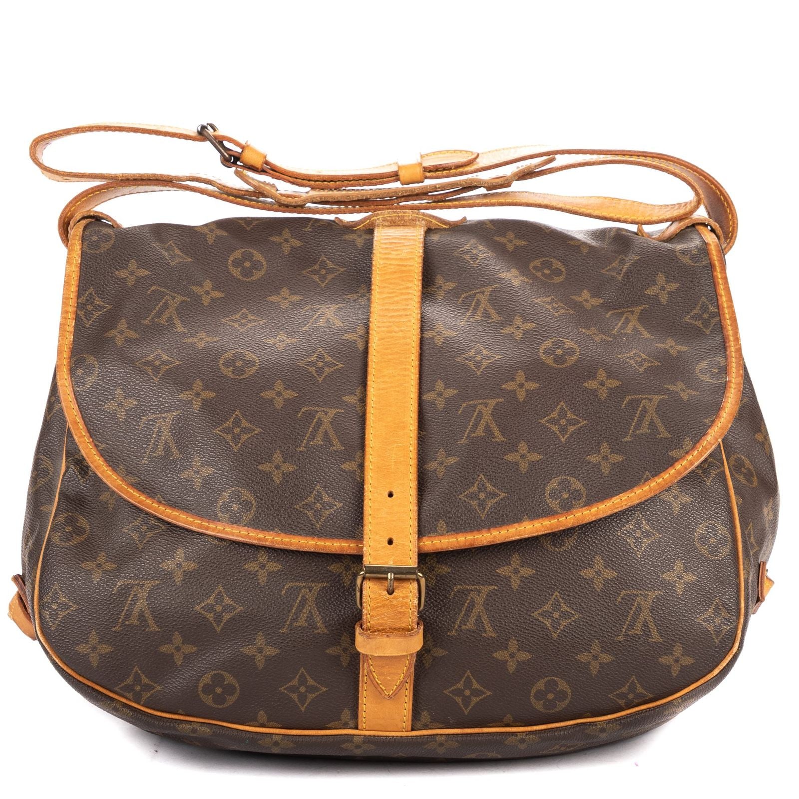 Louis Vuitton Saumur Brown Monogram Canvas — view 5