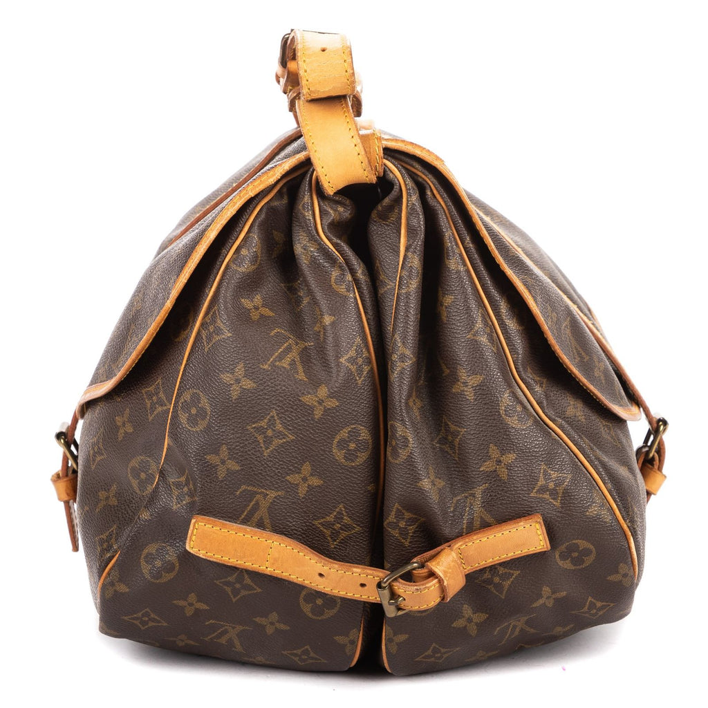 Louis Vuitton Saumur Brown Monogram Canvas — view 3