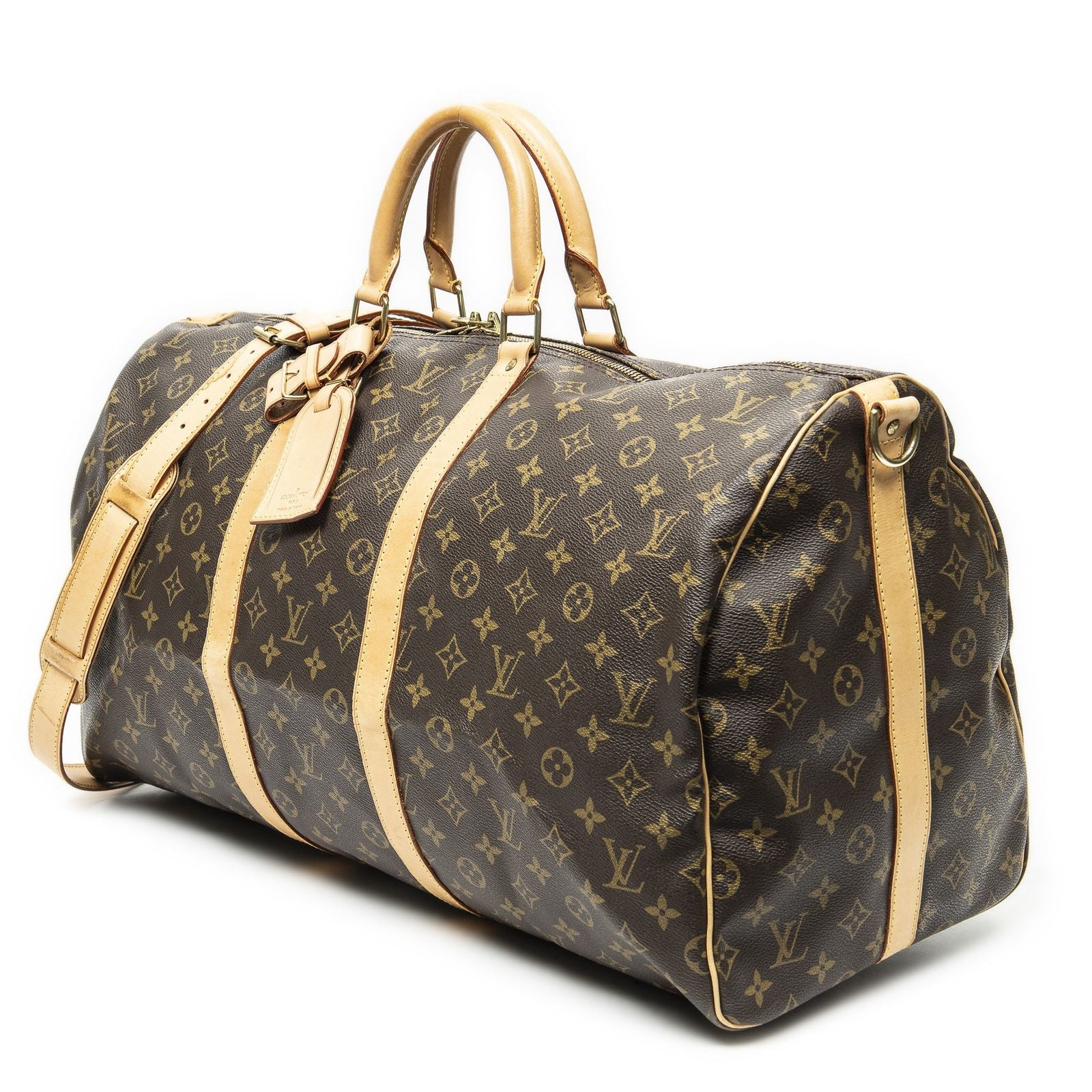 Louis Vuitton Keepall Bandouliere Brown Monogram Canvas — view 2