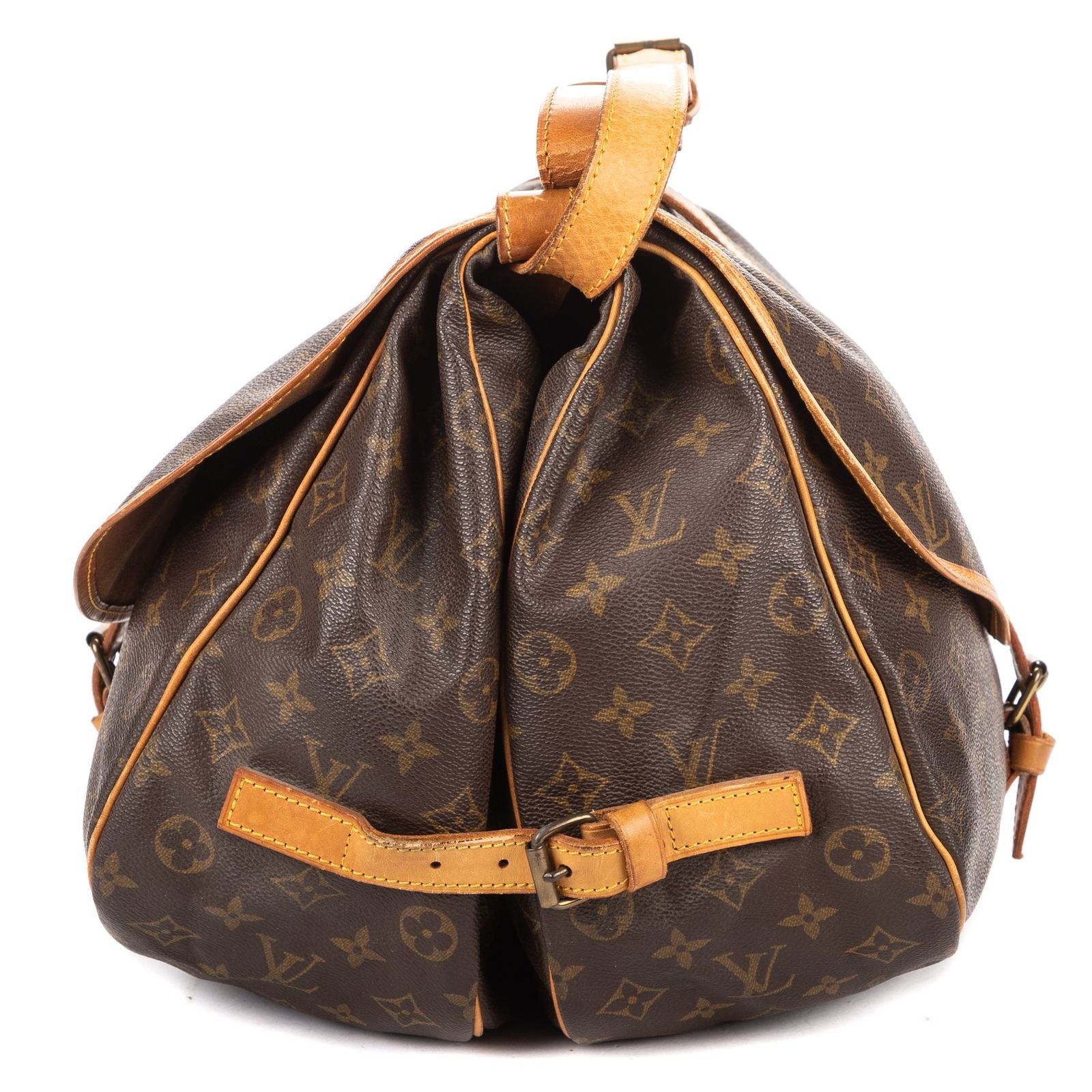 Louis Vuitton Saumur Brown Monogram Canvas — view 4