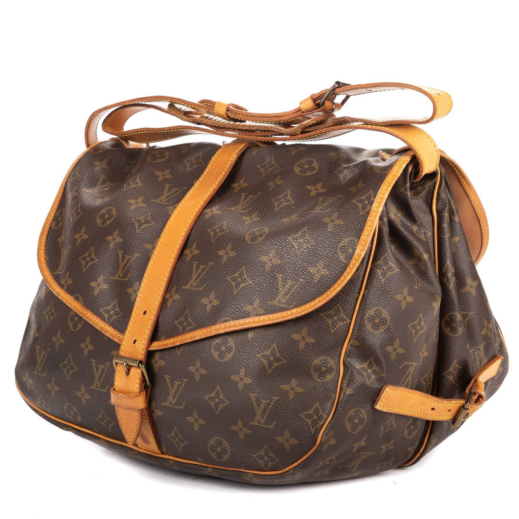 Louis Vuitton Saumur Brown Monogram Canvas — view 2