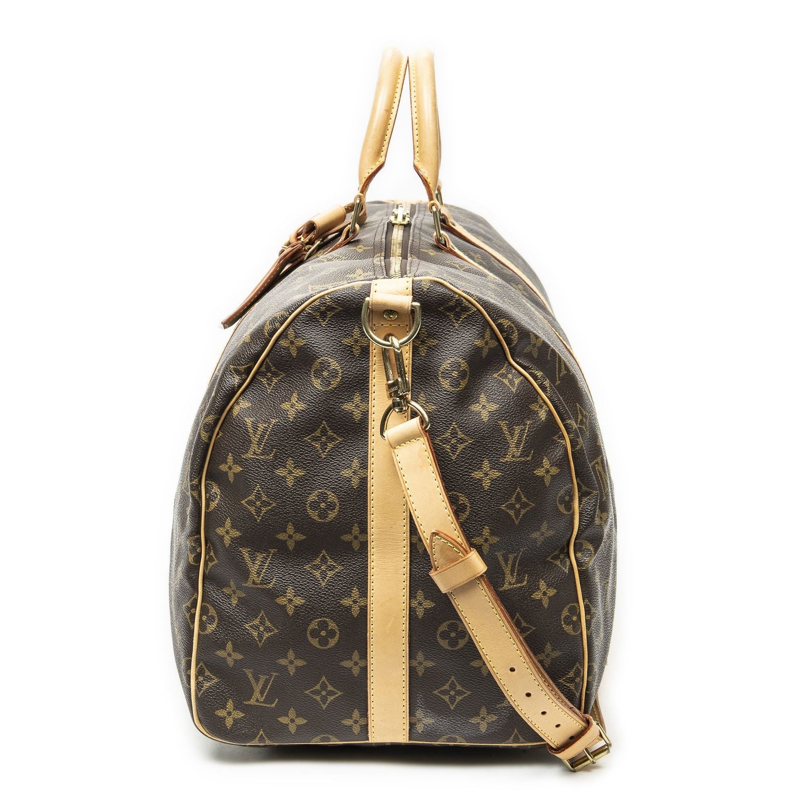 Louis Vuitton Keepall Bandouliere Brown Monogram Canvas — view 3