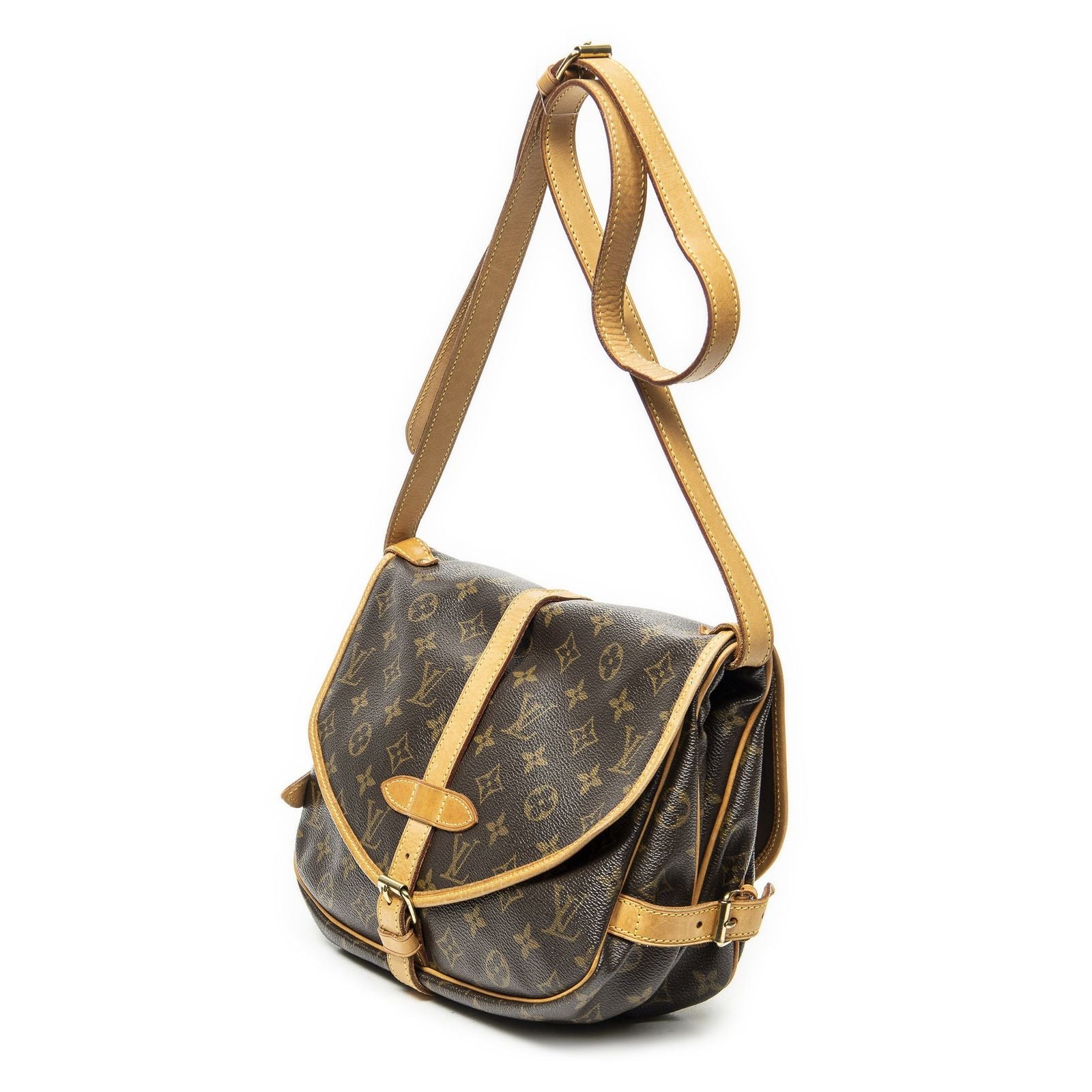 Louis Vuitton Saumur Brown Monogram Canvas — view 2