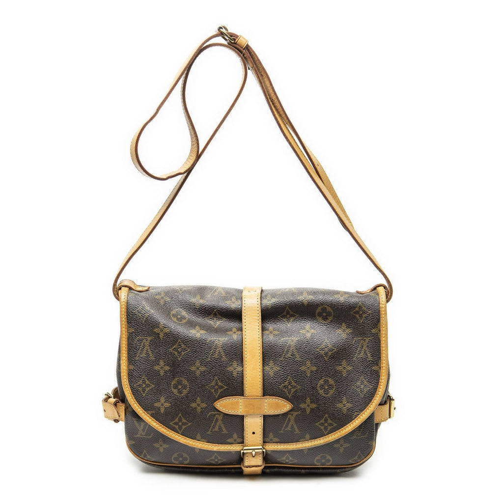 Louis Vuitton Saumur Brown Monogram Canvas — view 5