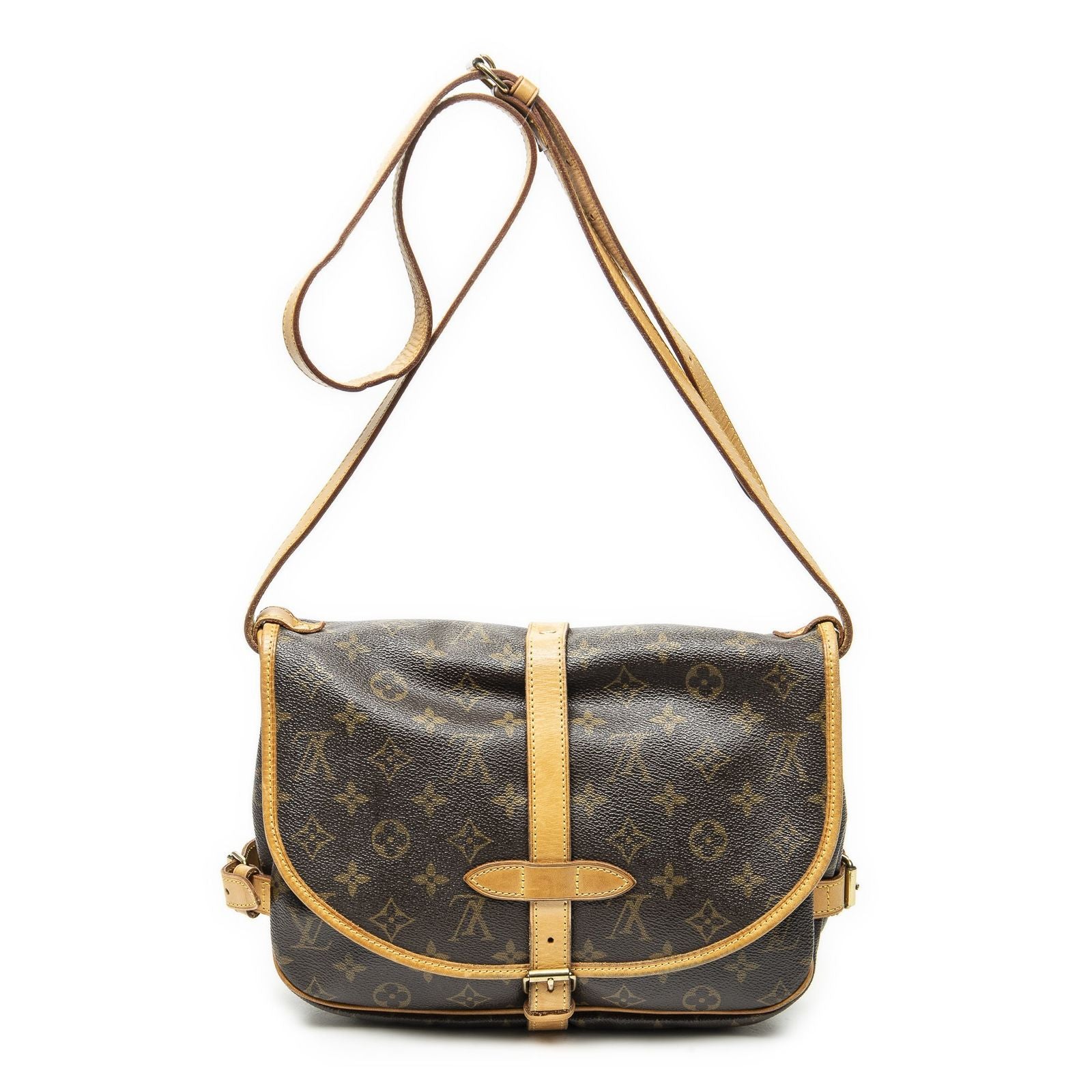 Louis Vuitton Saumur Brown Monogram Canvas — view 5