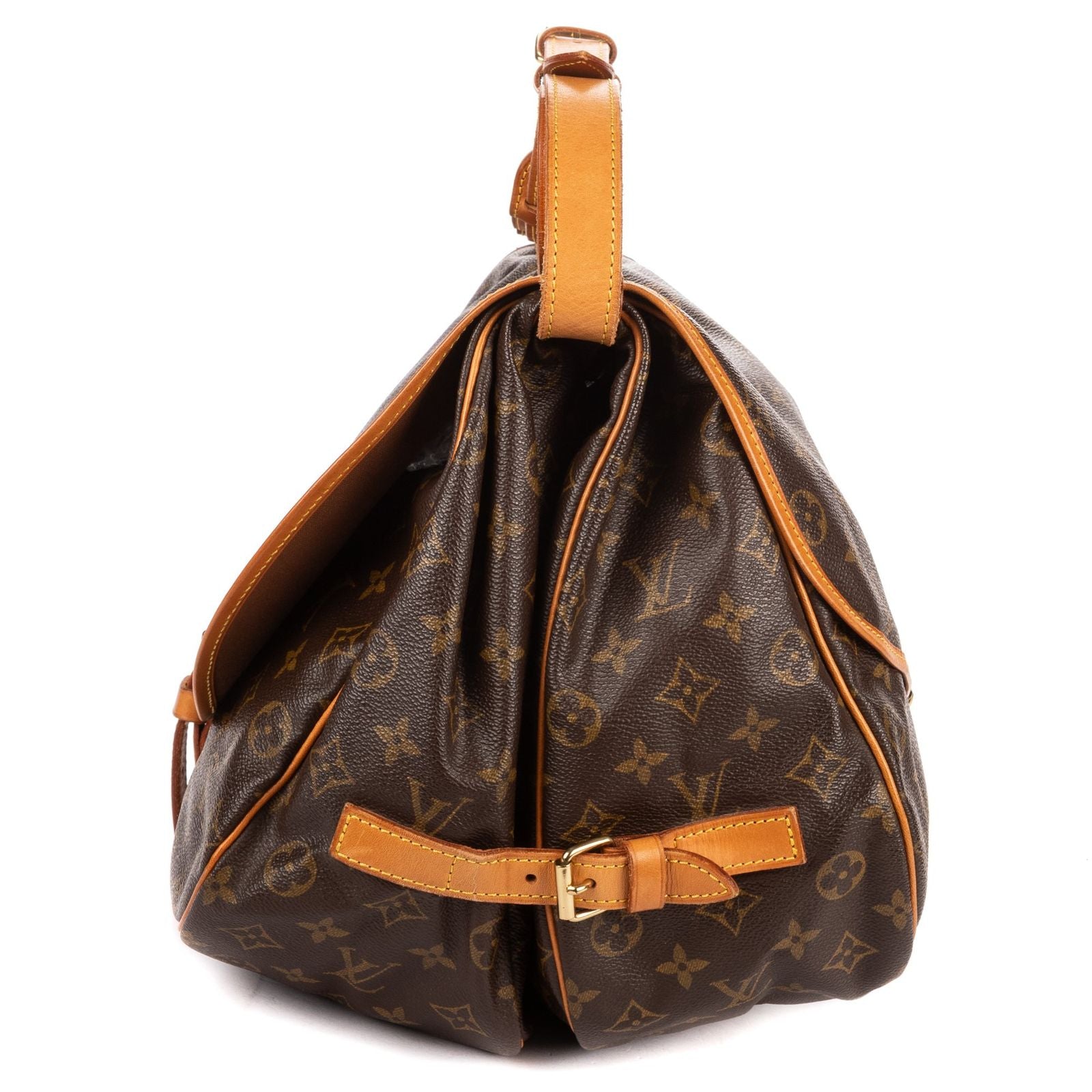 Louis Vuitton Saumur Brown Monogram Canvas — view 4