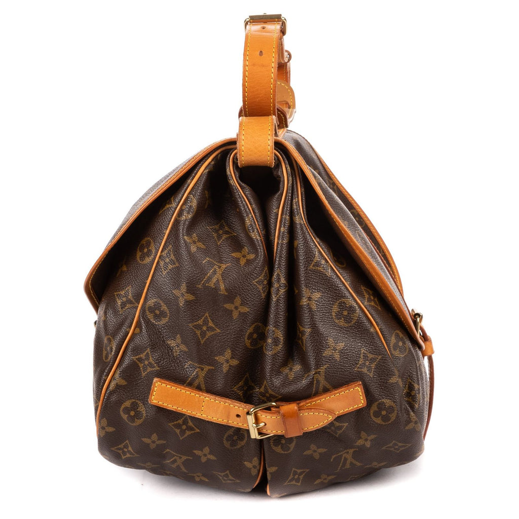 Louis Vuitton Saumur Brown Monogram Canvas — view 3
