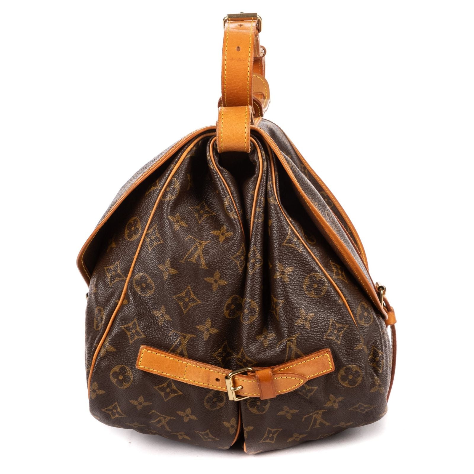 Louis Vuitton Saumur Brown Monogram Canvas — view 3