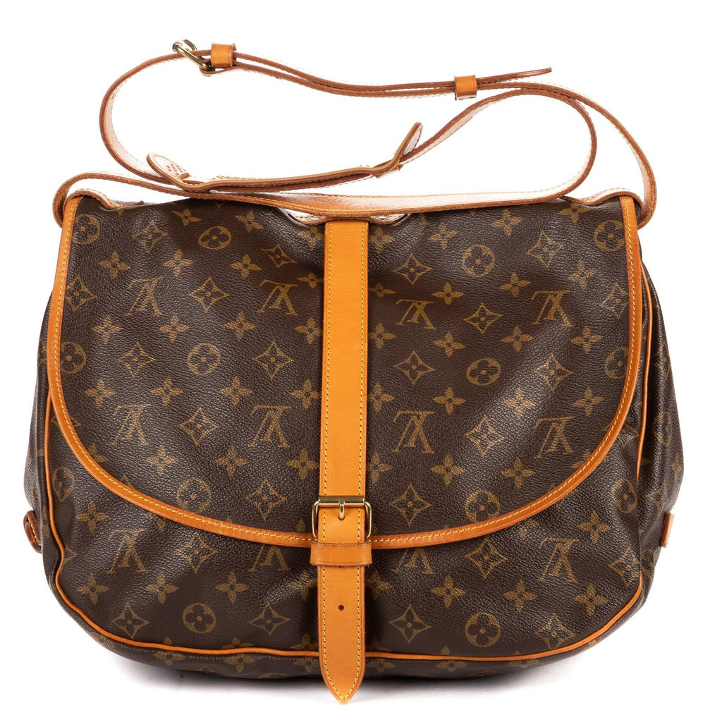 Louis Vuitton Saumur Brown Monogram Canvas — view 5
